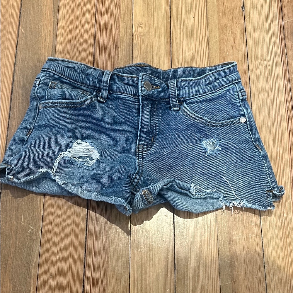 Distressed Denim Blue Shorts from target KIDS